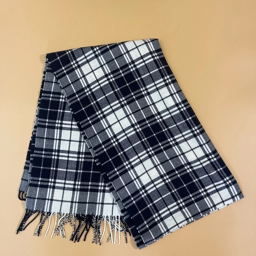 MENS - Cotton Plaid Scarf